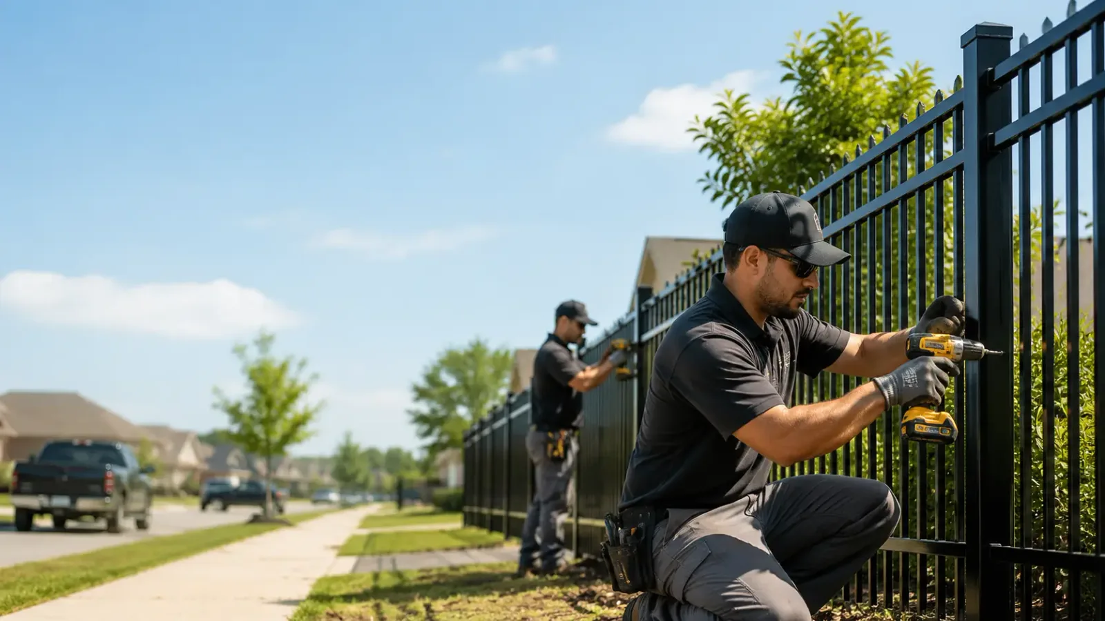 Metal Fence Installation in Huntington, NY